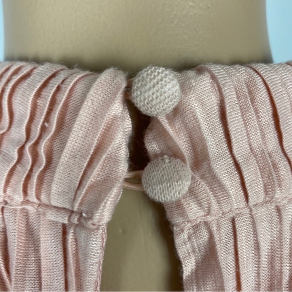 NBD REVOLVE PINK PLUNGING V-NECK PLEATED MIDI DRESS - Picture 8 of 10